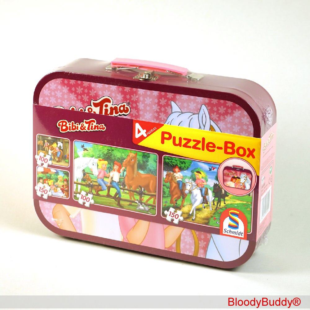 TreuePräsent Bibi & Tina Puzzle-Koffer