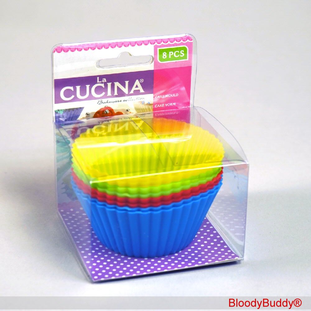TreuePräsent Muffin-Silikonförmchen