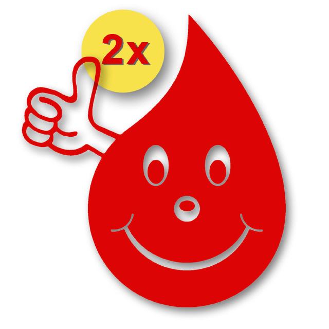 Blutspendegeschenke für 2 x Spenden