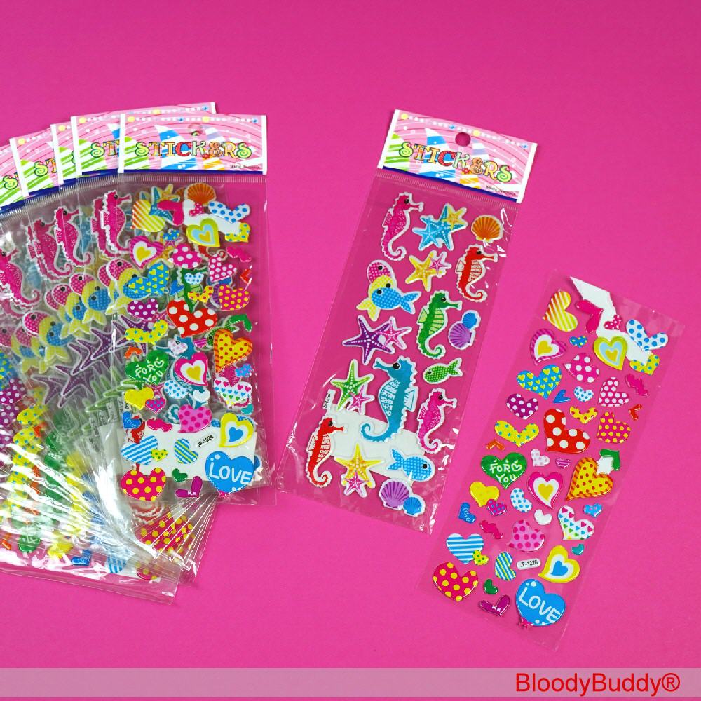 Sticker Herzen & Tiere