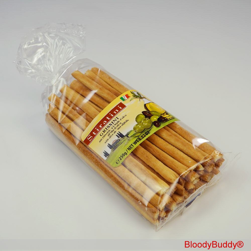 Brotgebäckstangen mit Olivenöl