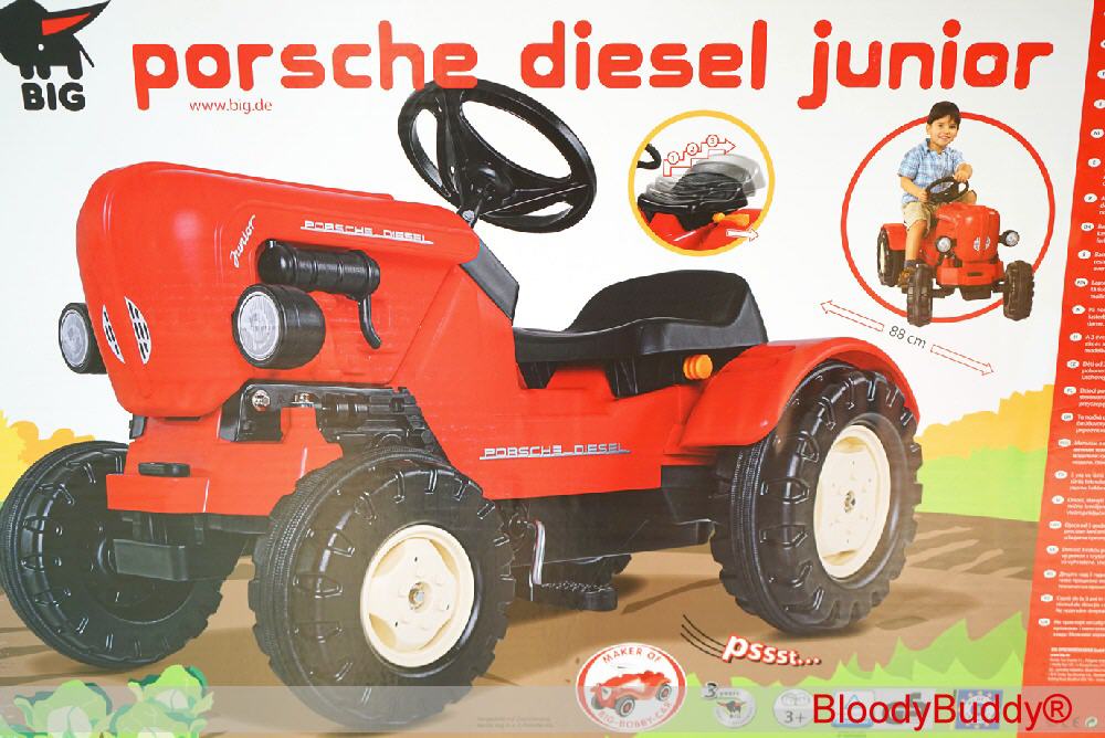 TreuePräsent BIG Spielzeug-Traktor Porsche Diesel Junior