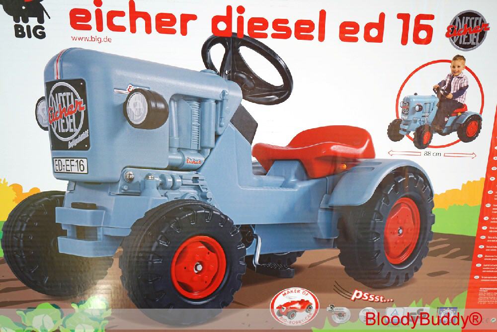 TreuePräsent BIG Spielzeug-Traktor Eicher Diesel