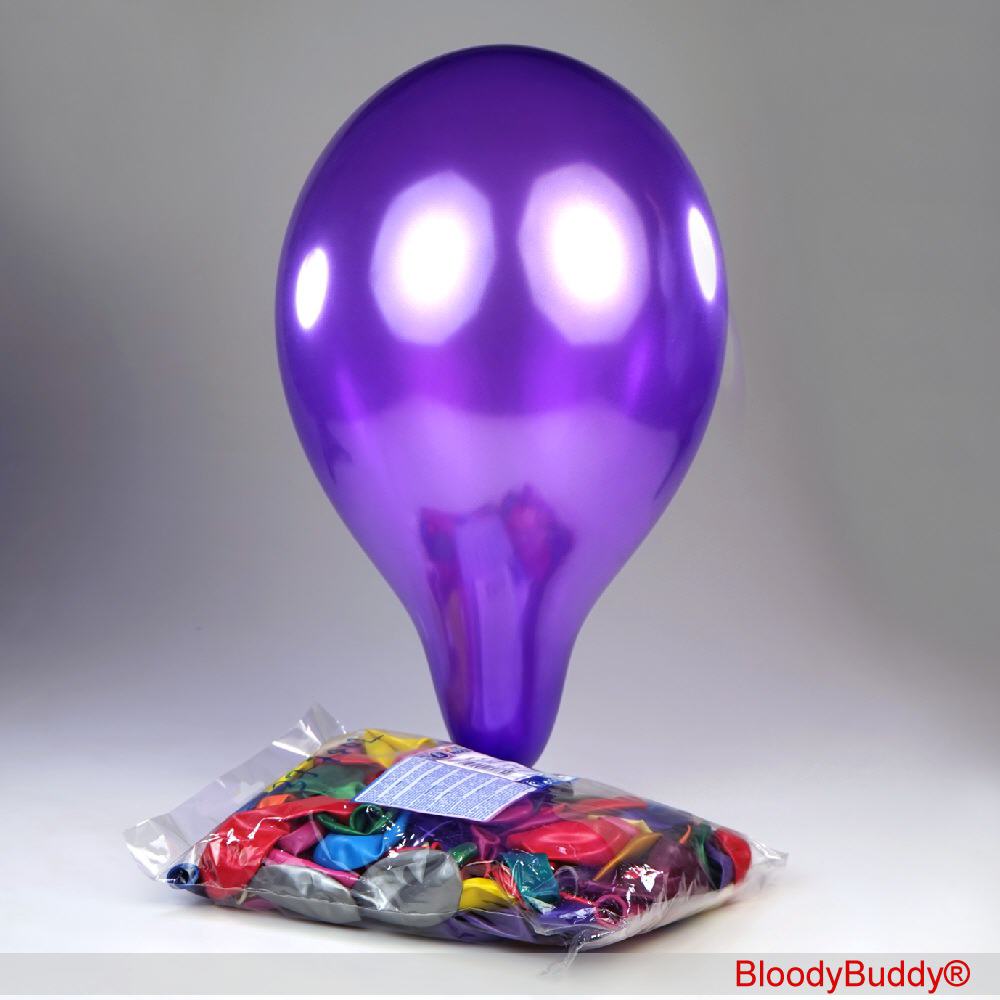 Metallic-Luftballons bunt