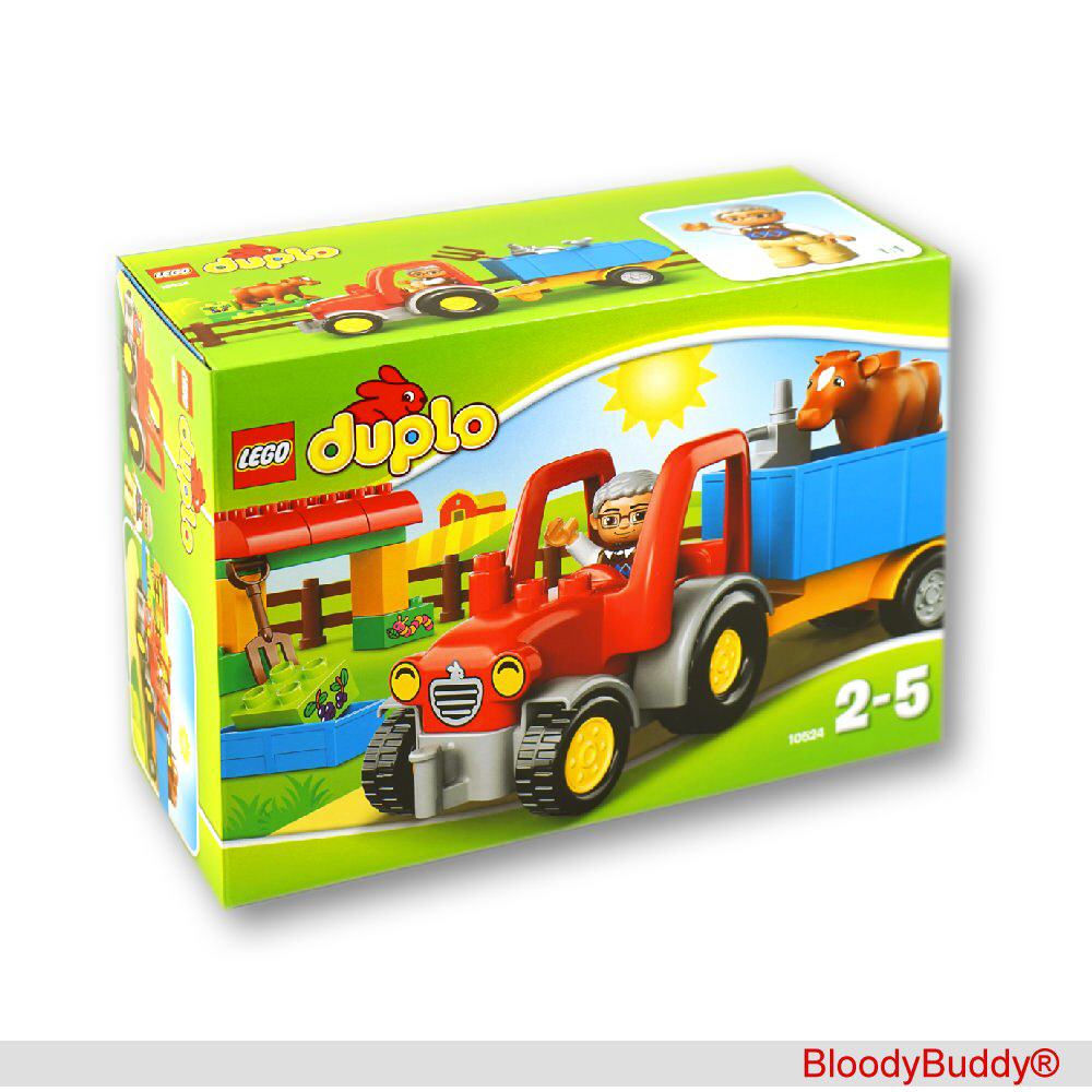 TreuePräsent Duplo Traktor mit Hänger