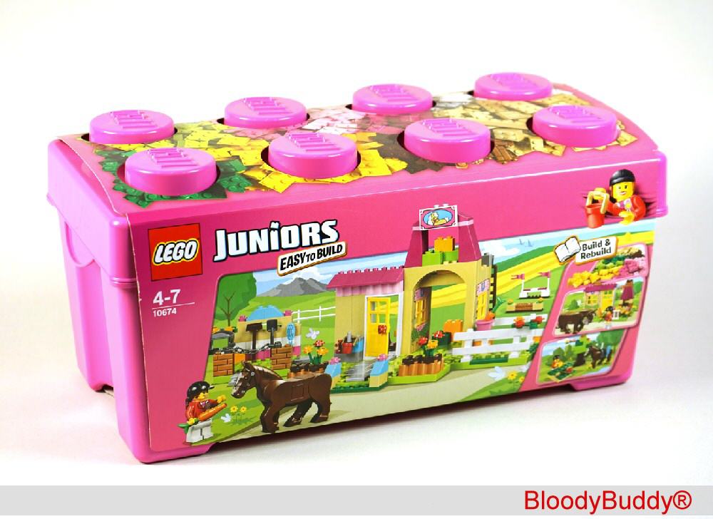 TreuePräsent Lego Juniors Box pink