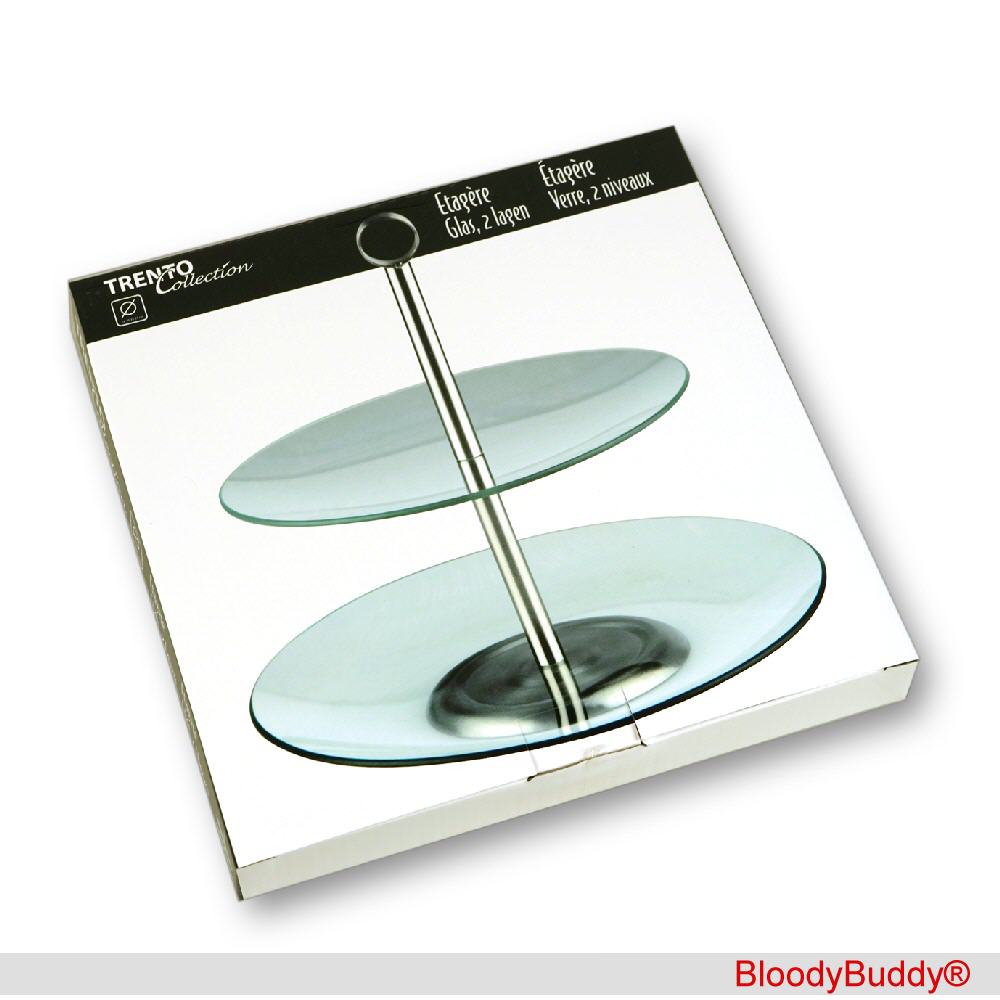 TreuePräsent Glas-Etagere