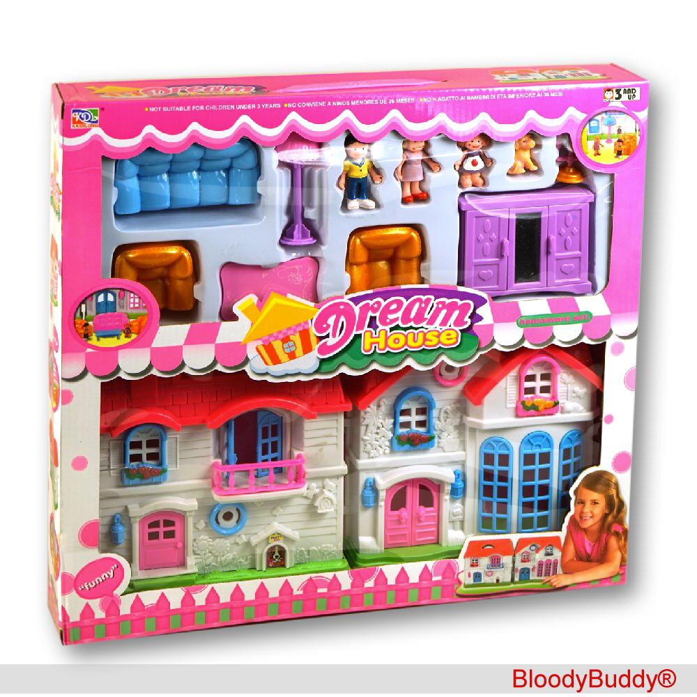 TreuePräsent Dreamhouse Puppenhaus