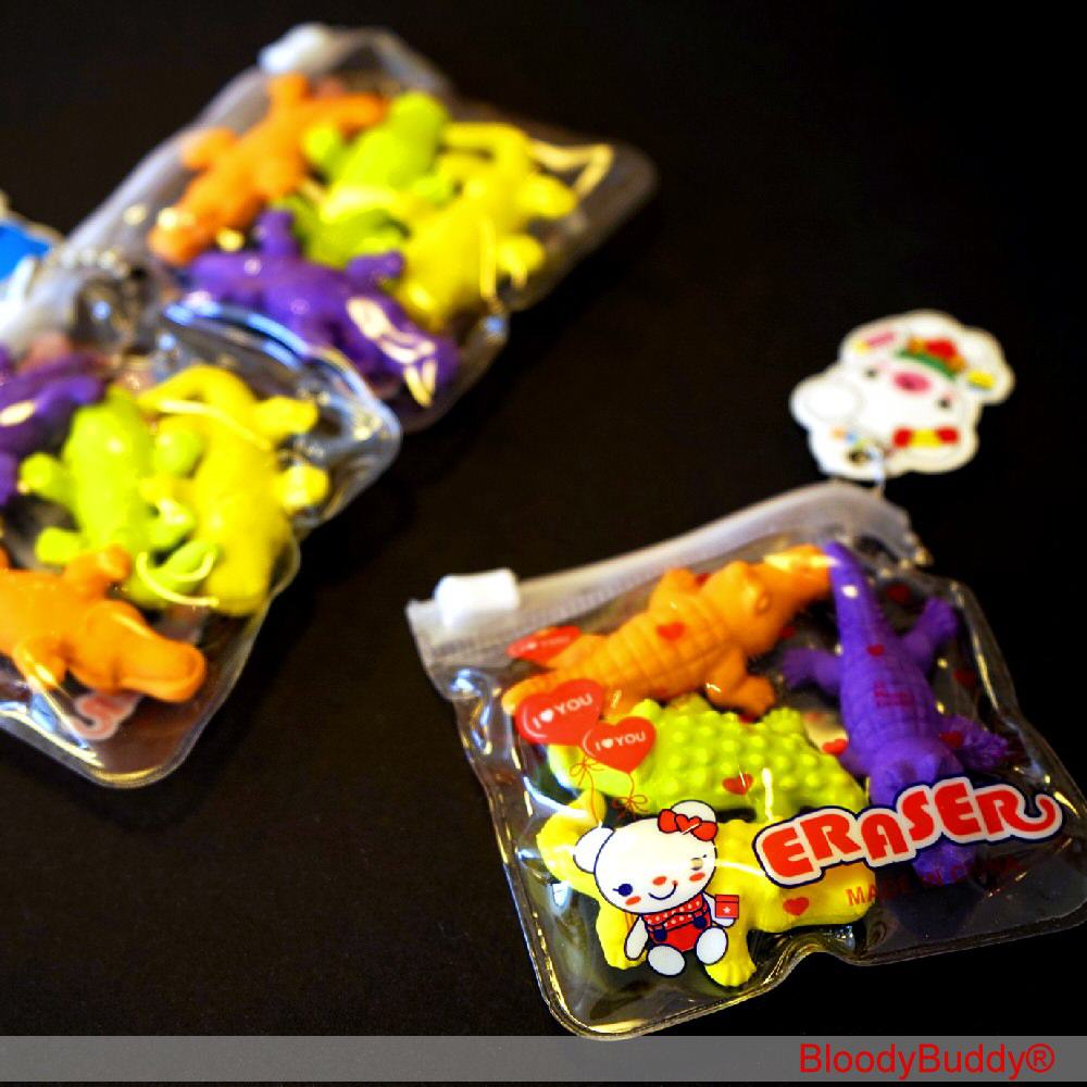 TreuePräsent Radiergummi Krokodil