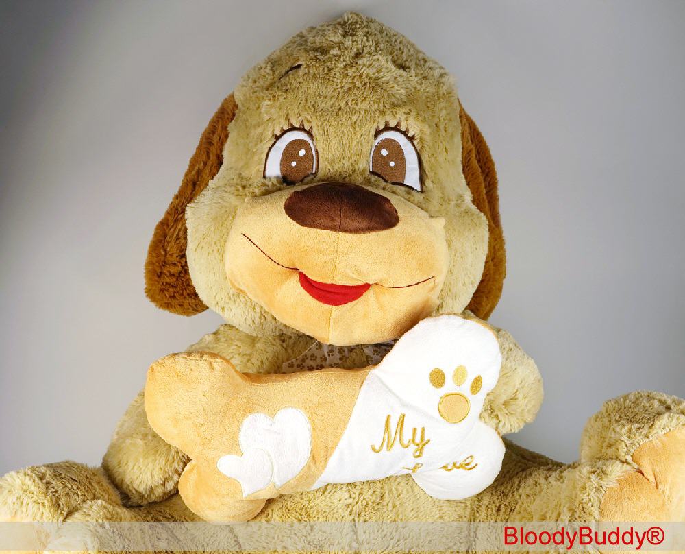 TreuePräsent Plüsch-Hund 75 cm