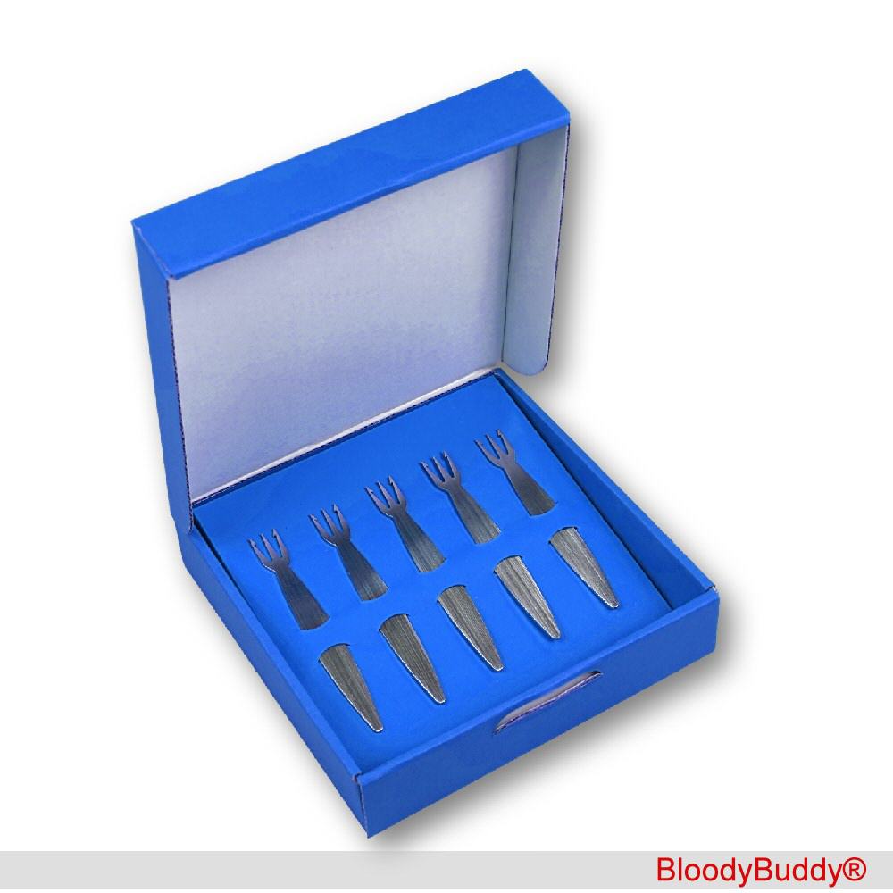 Geschenk-Set fünf Pommesgabeln Modell 01