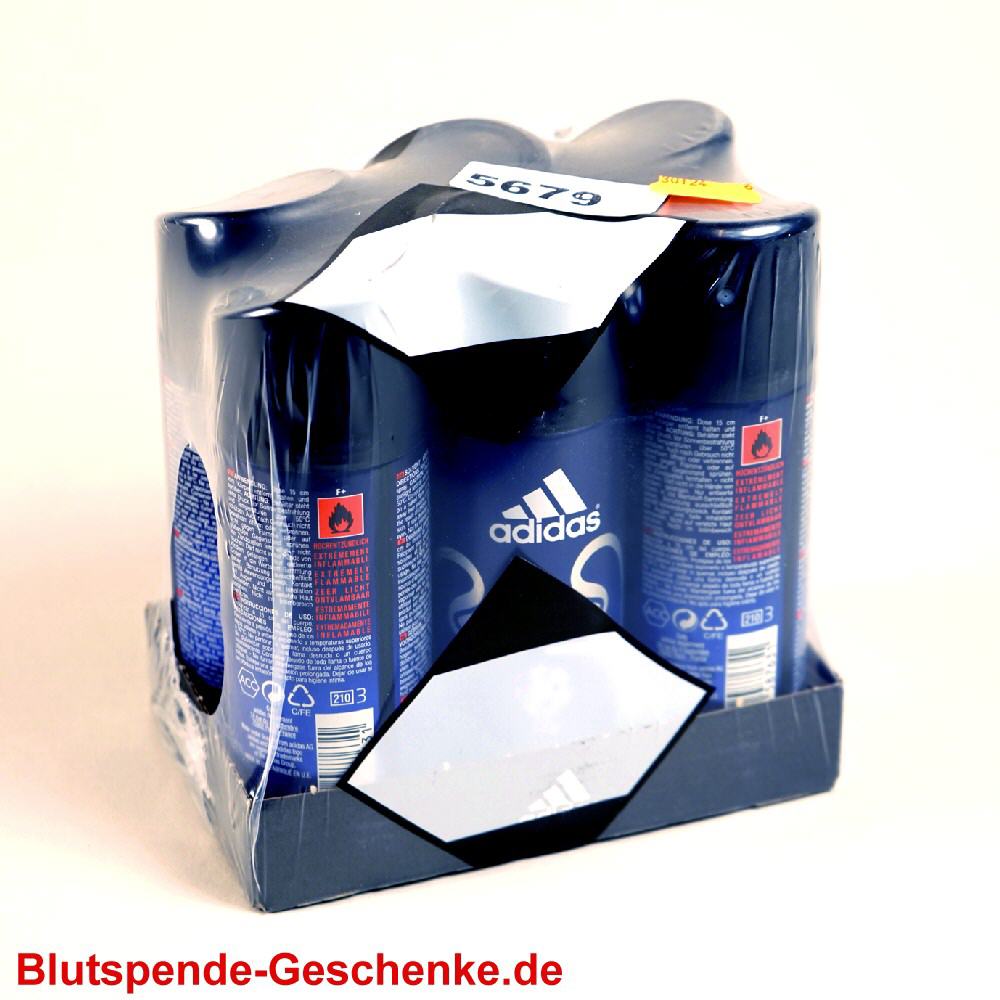 Blutspendegeschenk Adidas-Deo