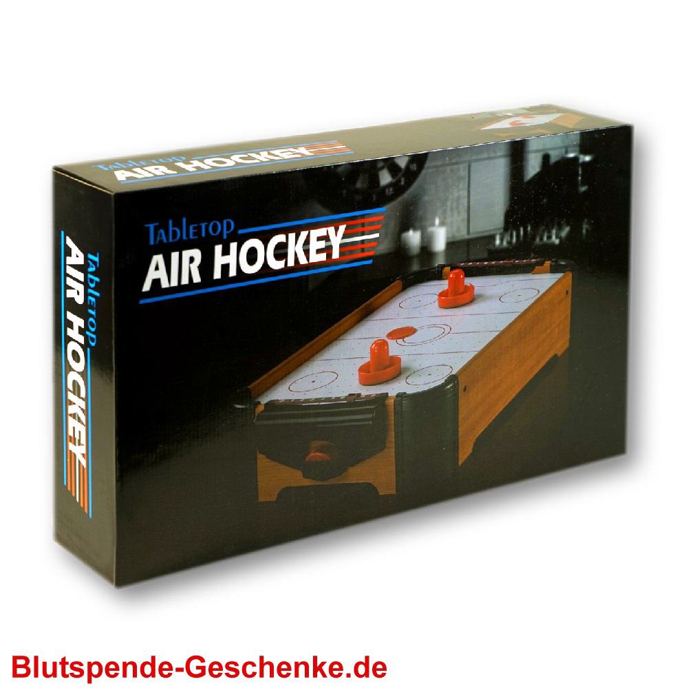 Blutspendegeschenk Air-Hockey-Spiel