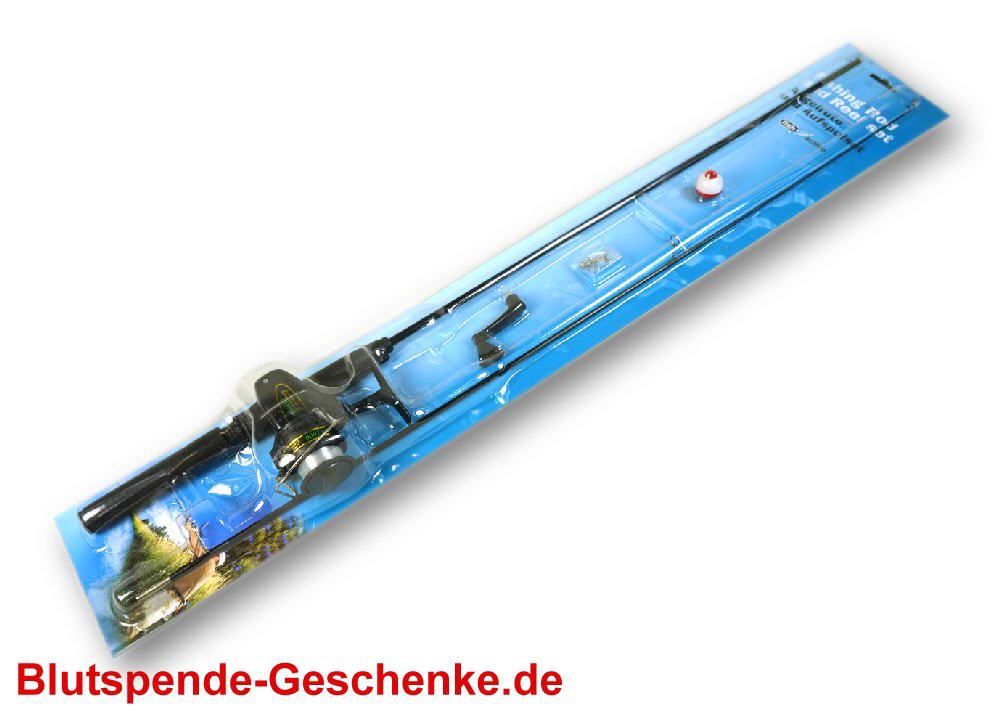 Blutspendegeschenk Angelrute