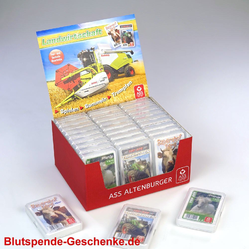 Blutspendegeschenk Landwirtschafts-Quartett