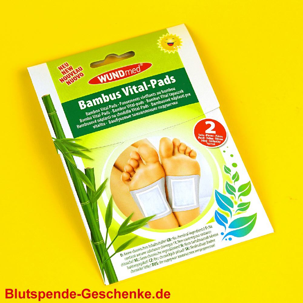 Blutspendegeschenk Vital-Pads Bambus