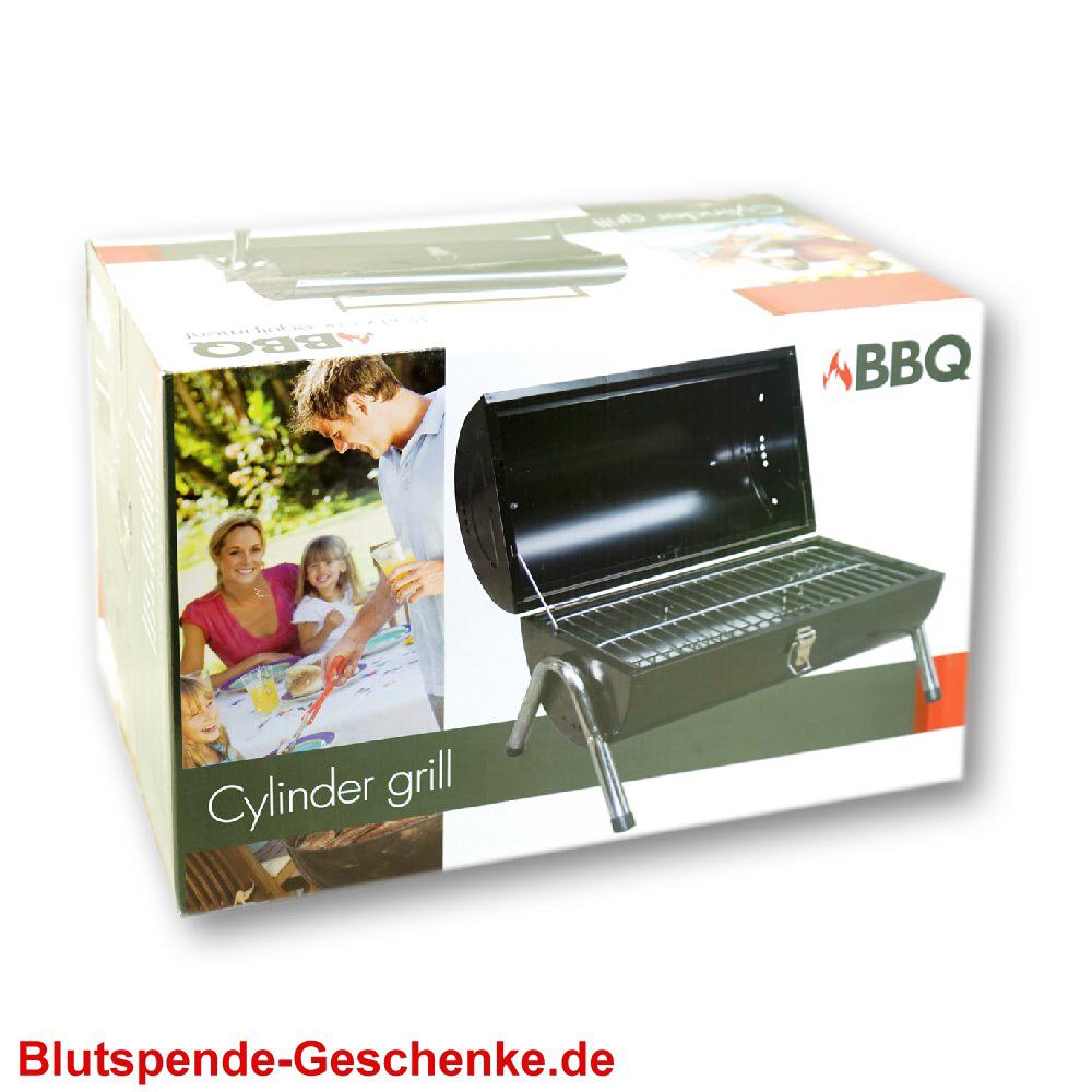 Blutspendegeschenk BBQ-Zylindergrill