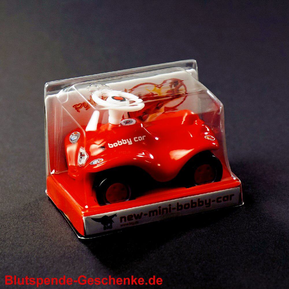 Blutspendegeschenk Mini-Bobby-Car
