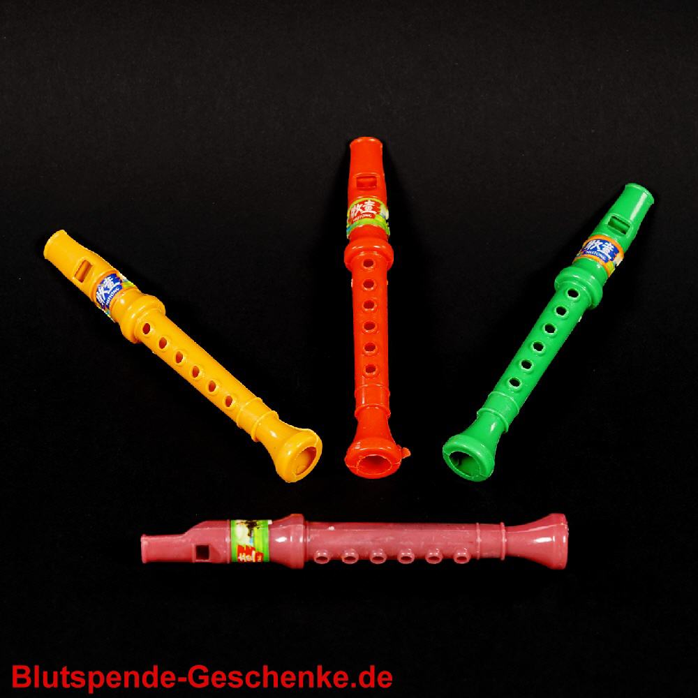Blutspendegeschenk Blockflöte