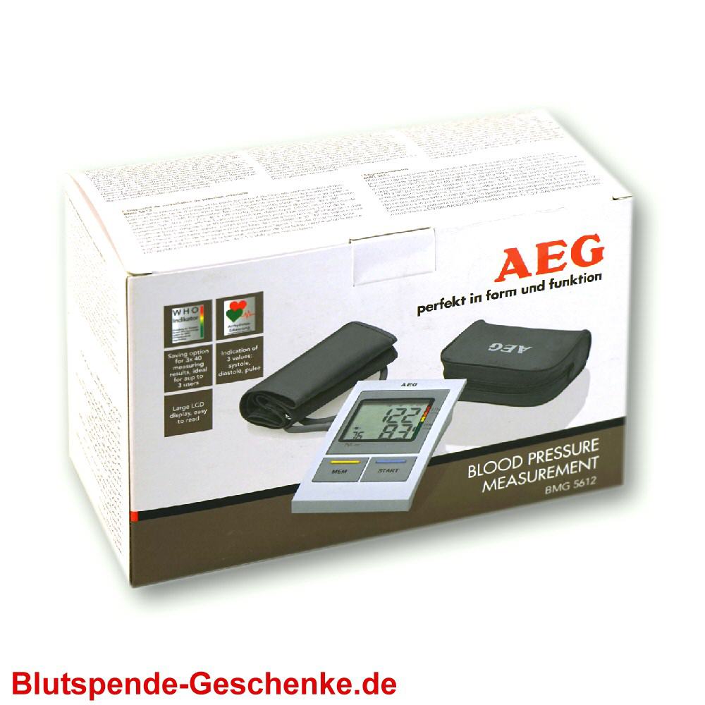 Blutspendegeschenk Blutdruckmessgerät