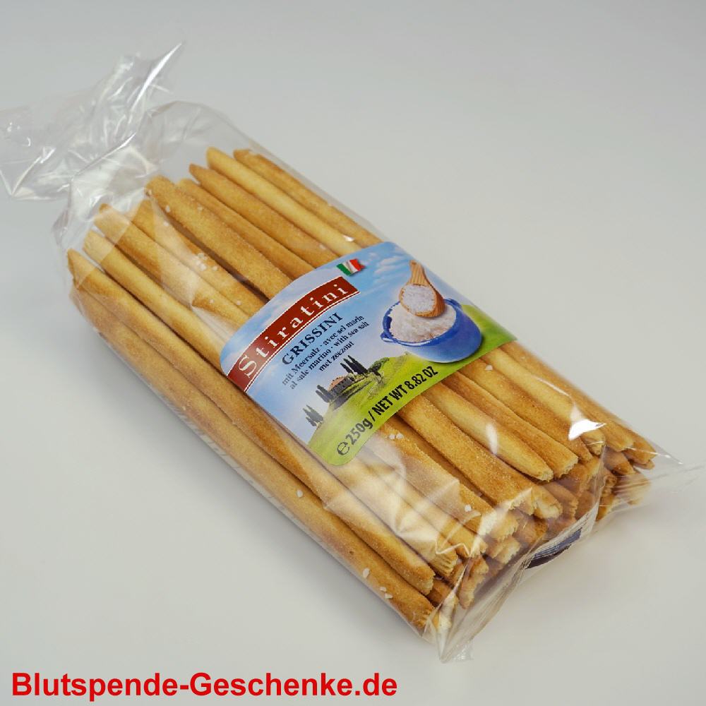 Blutspendegeschenk Meersalz-Gebäckstangen