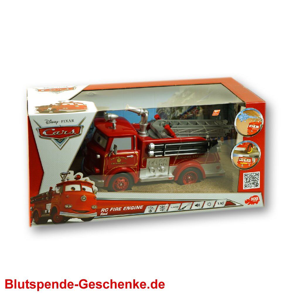 Blutspendegeschenk Cars Feuerwehr