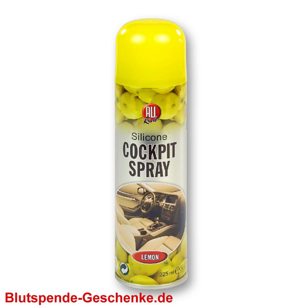 Blutspendegeschenk Cockpitspray Zitrone