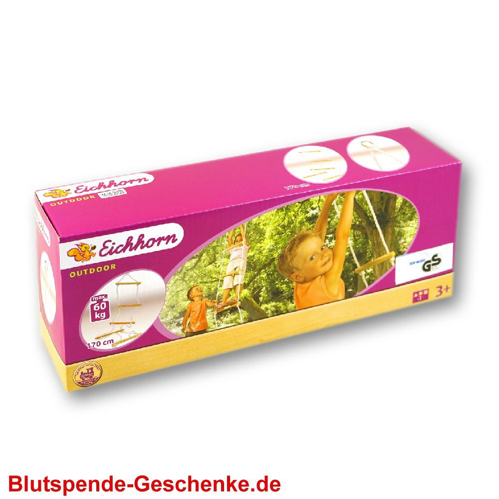 Blutspendegeschenk Strickleiter