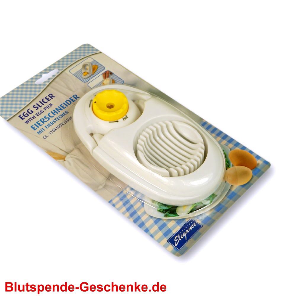 Blutspendegeschenk Eierschneider