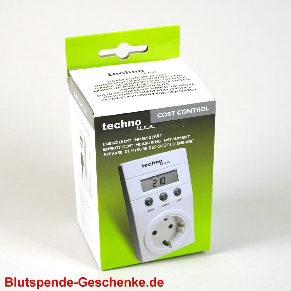 Blutspendegeschenk Energiekostenmesser