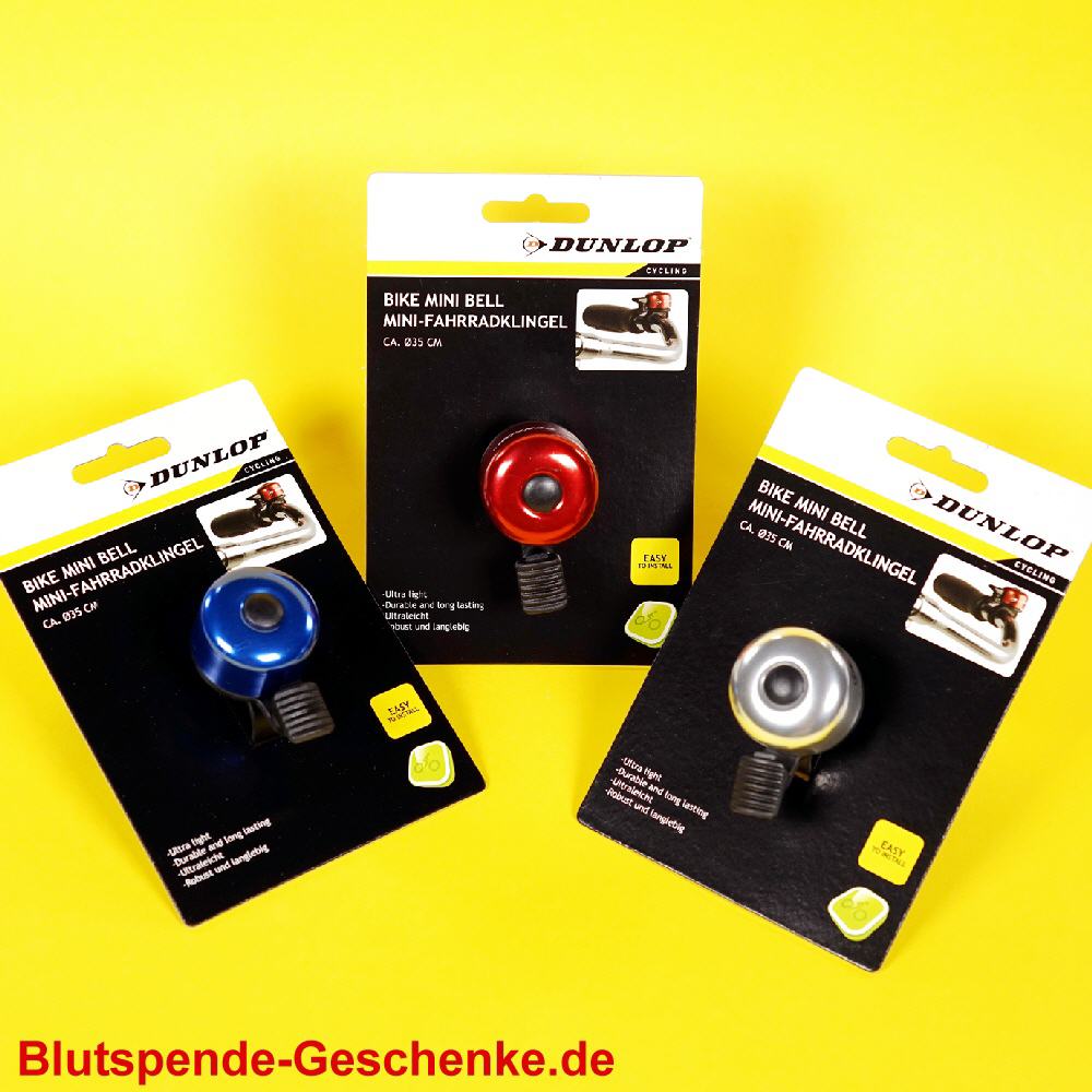 Blutspendegeschenk Mini-Fahrradklingel