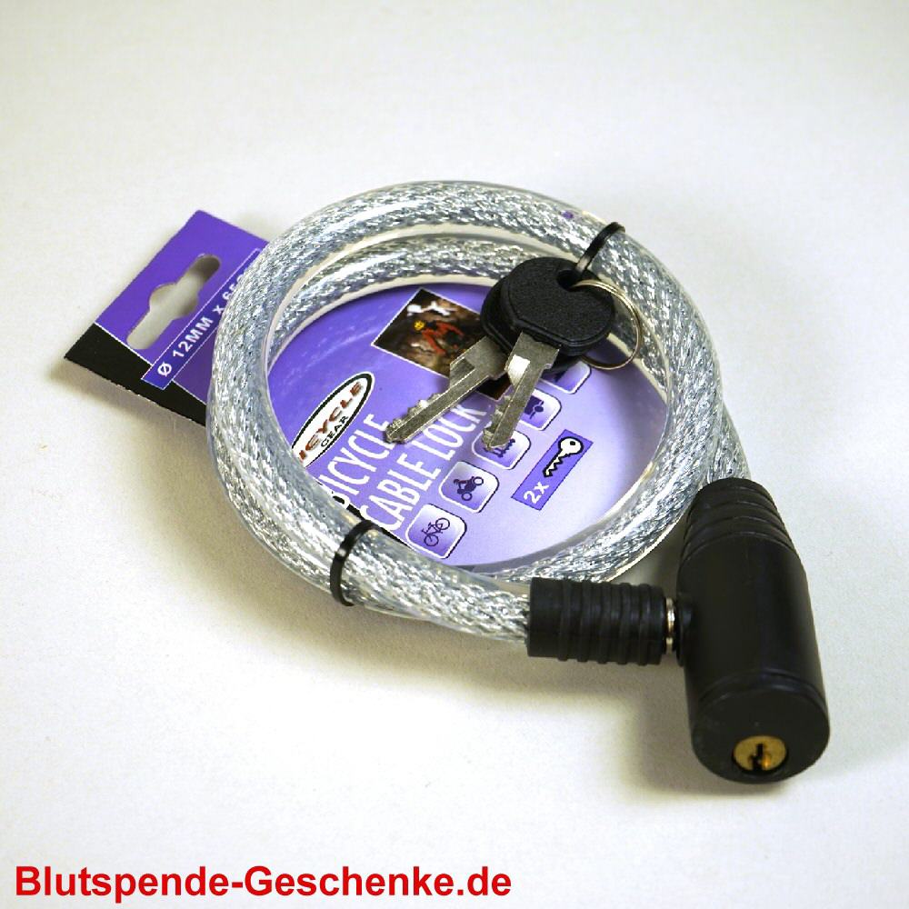Blutspendegeschenk Fahrradschloss