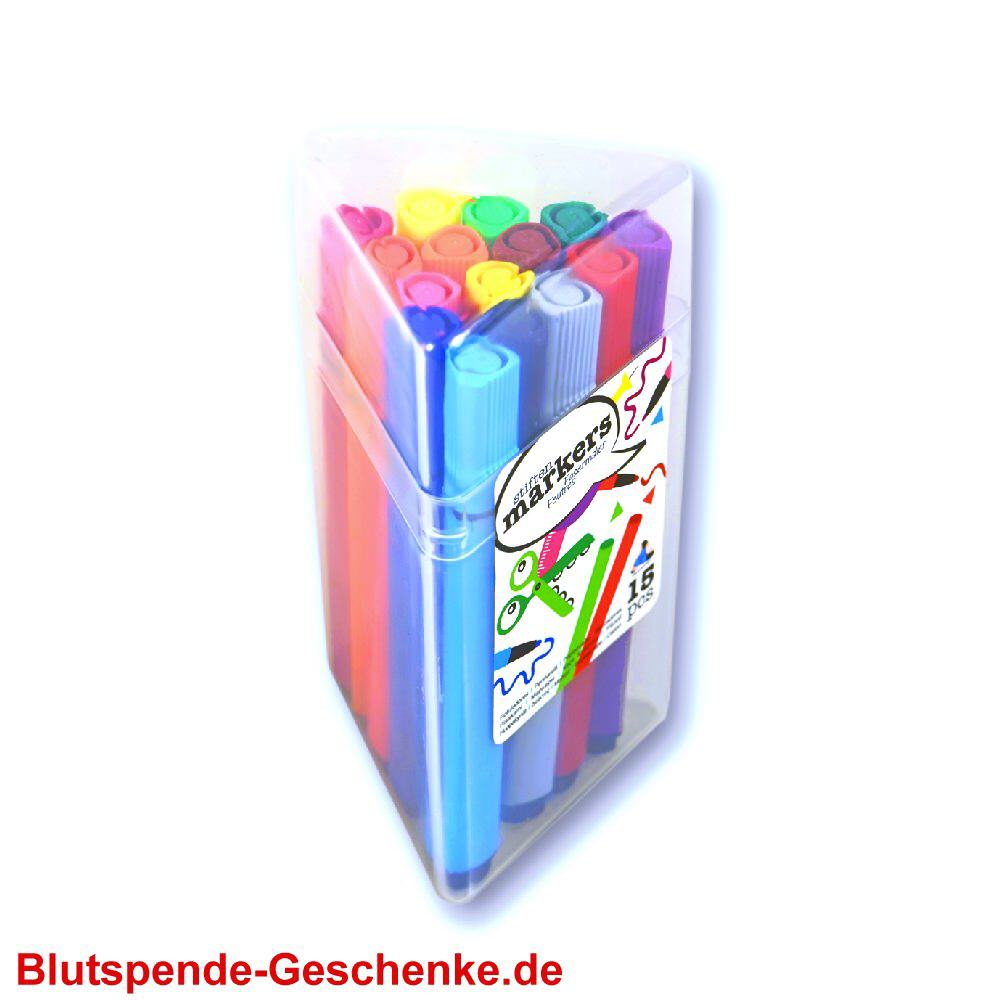 Blutspendegeschenk Farbmarker