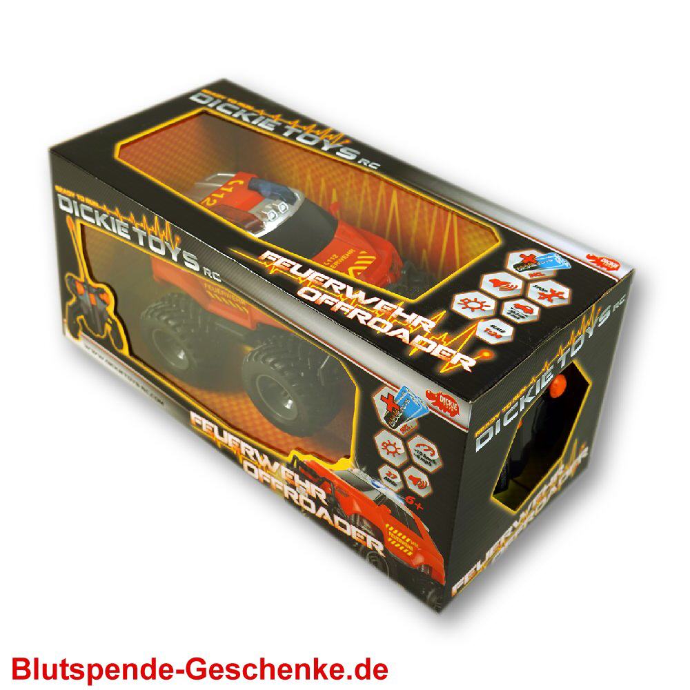 Blutspendegeschenk RC-Feuerwehrfahrzeug