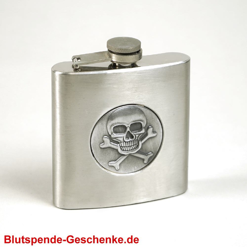 Blutspendegeschenk Fkachmann Totenkopf