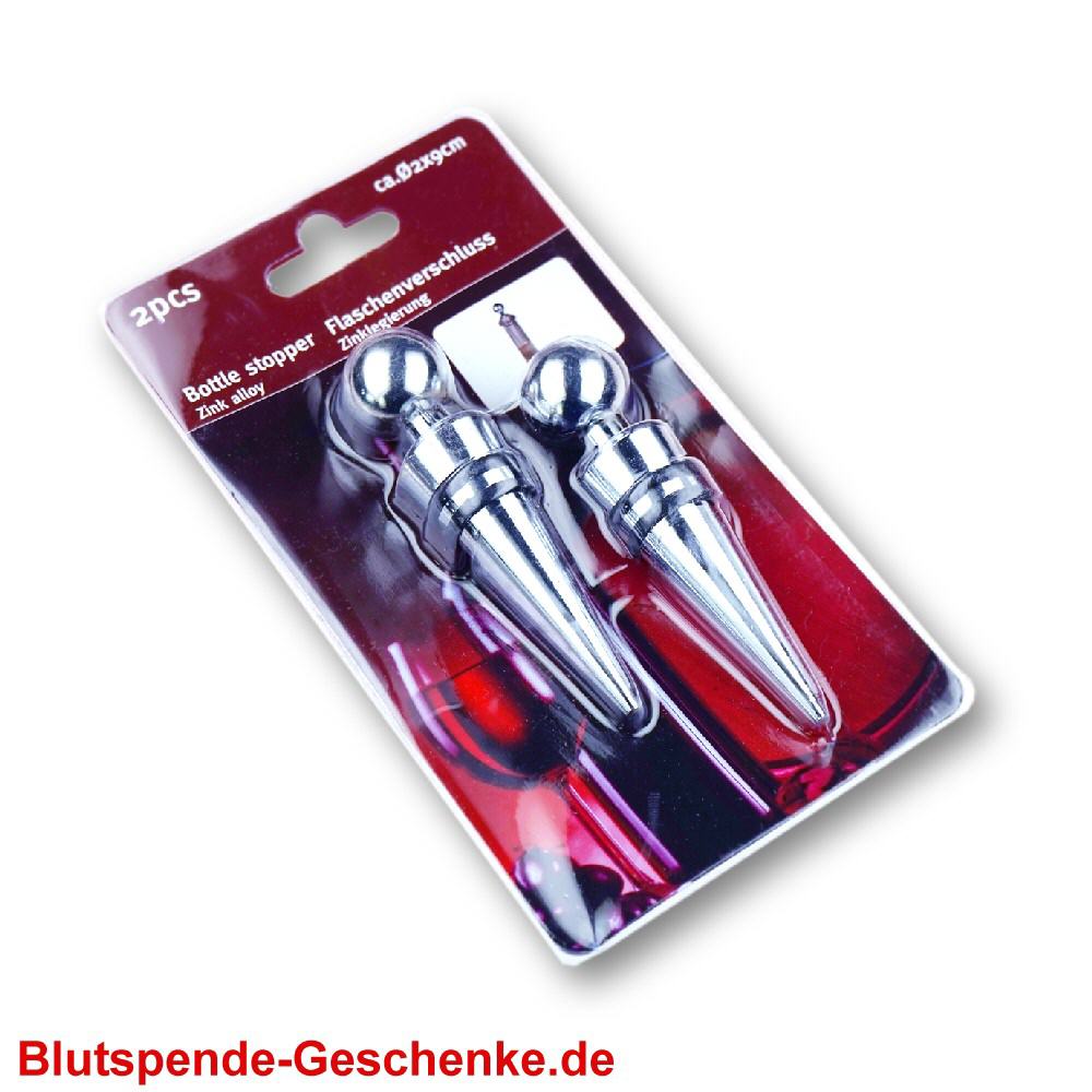 Blutspendegeschenk Flaschenverschluss 2er-Set
