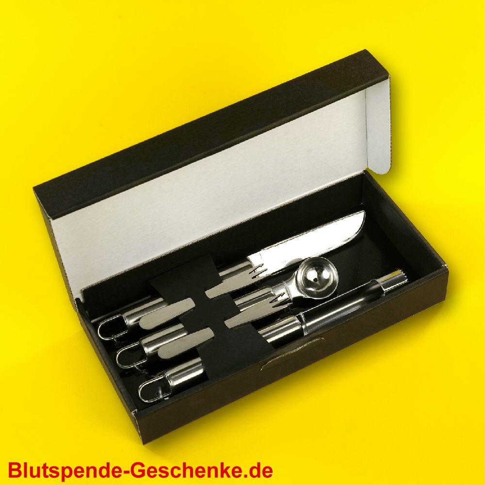 Blutspende-Geschenkset Obst-Deko