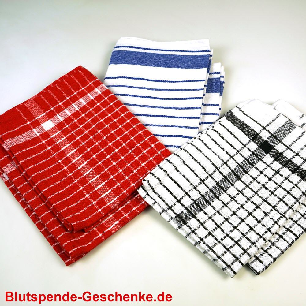 Blutspendegeschenk Geschirrtücher 2er-Pack