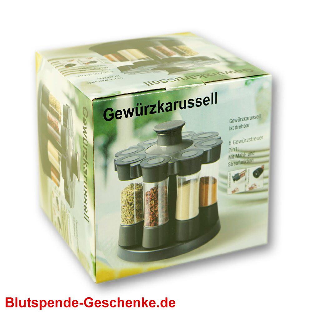 Blutspendegeschenk Gewürzkarussell