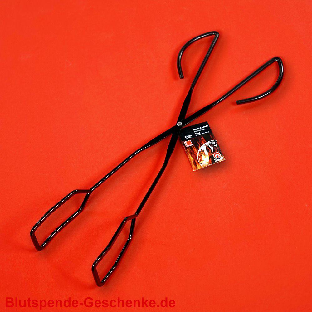 Blutspendegeschenk Grillzange antihaftbeschichtet