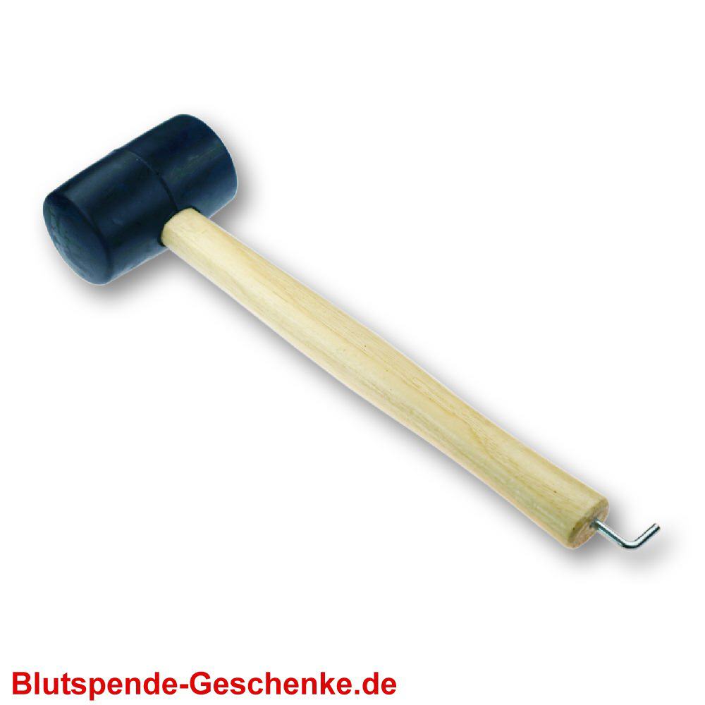 Blutspendegeschenk Gummihammer