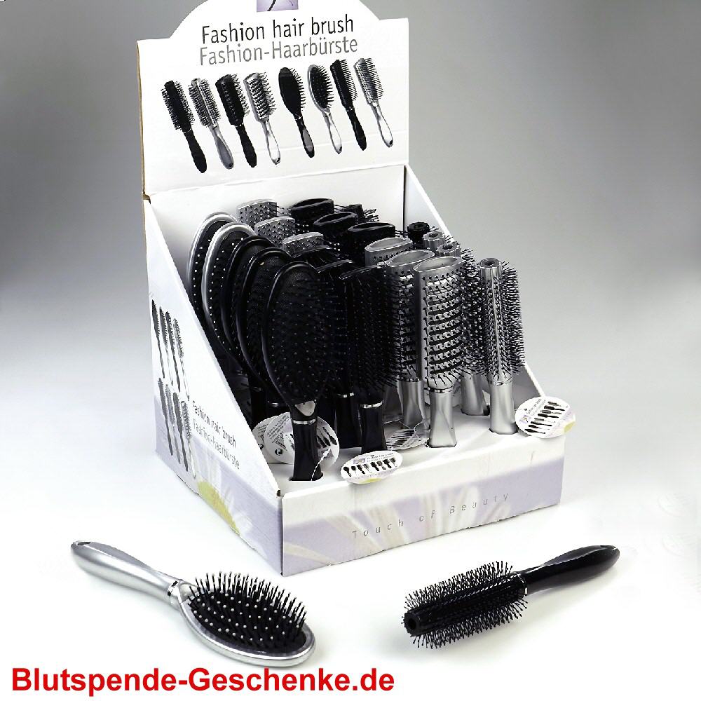 Blutspendegeschenk Haarbürsten