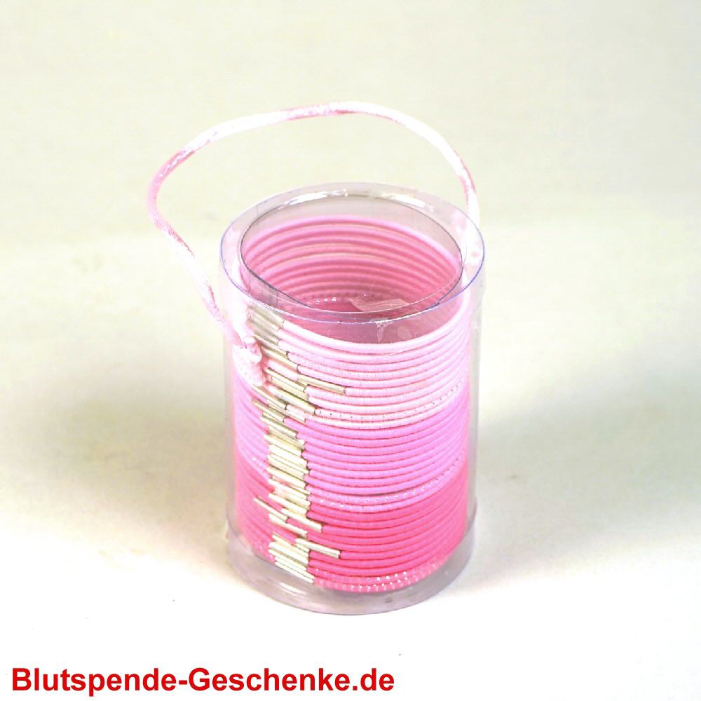 Blutspendegeschenk Haar-Gummis