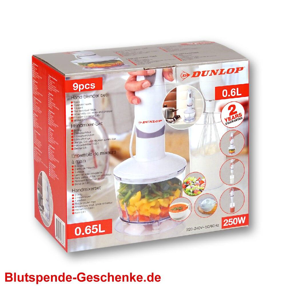 Blutspendegeschenk Elektro-Handmixer