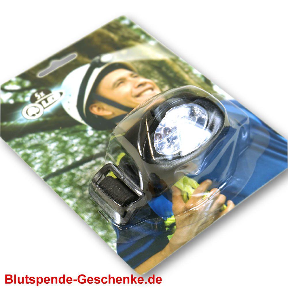 Blutspendegeschenk Stirnleuchte