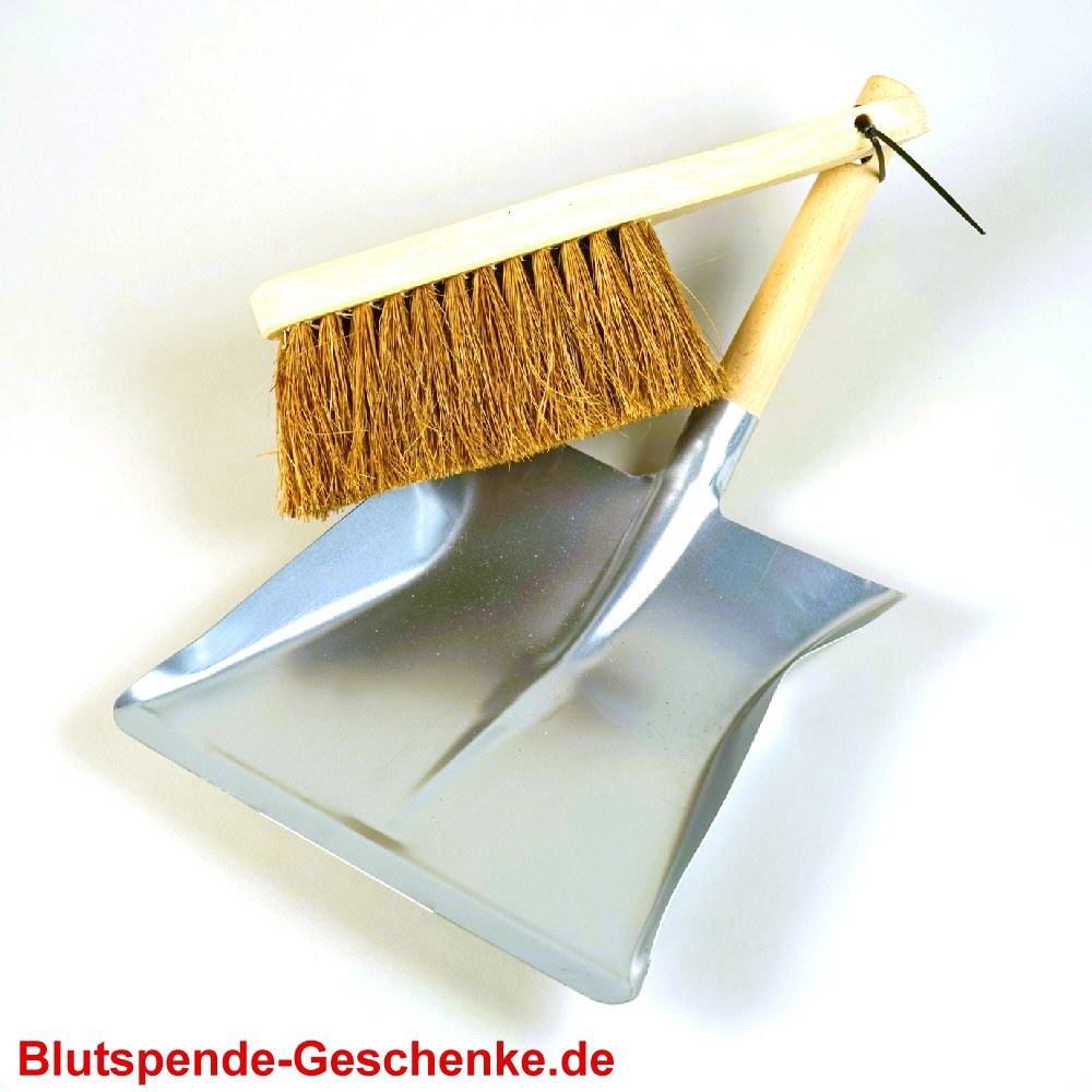 Blutspendegeschenk Kehrblech-Set
