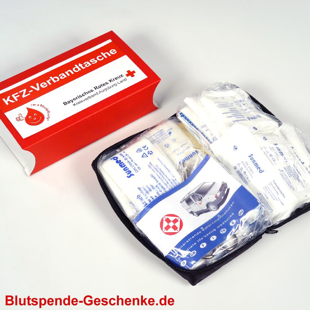 Blutspendegeschenk Kfz-Verbandstasche