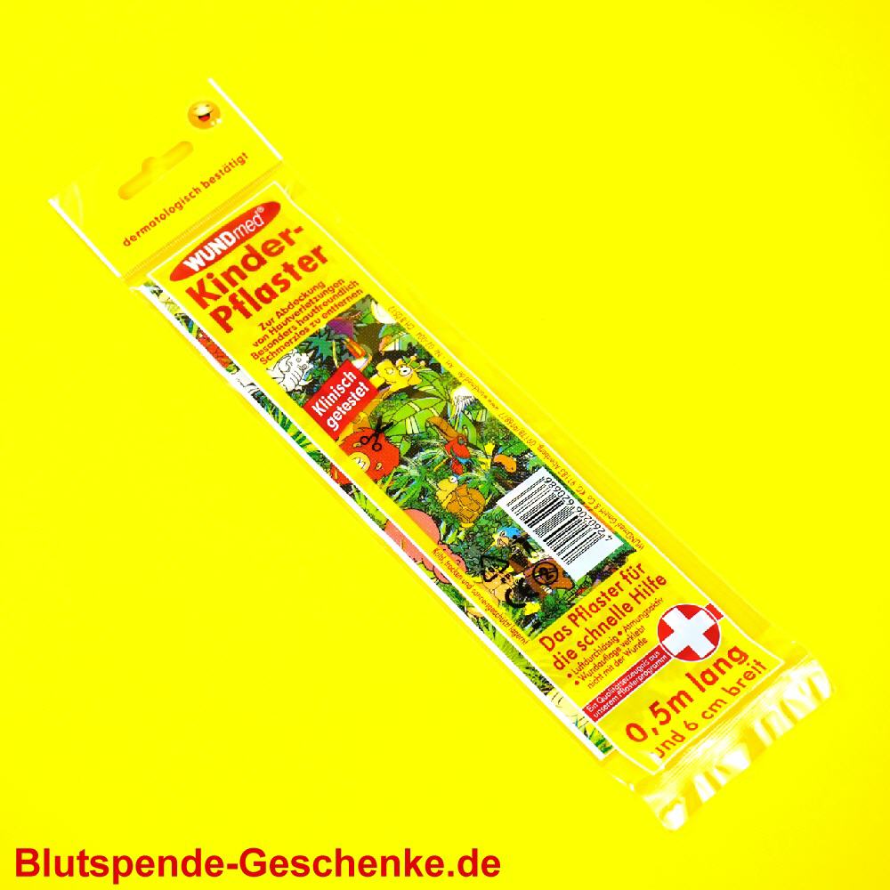 Blutspendegeschenk Wundpflaster für Kinder