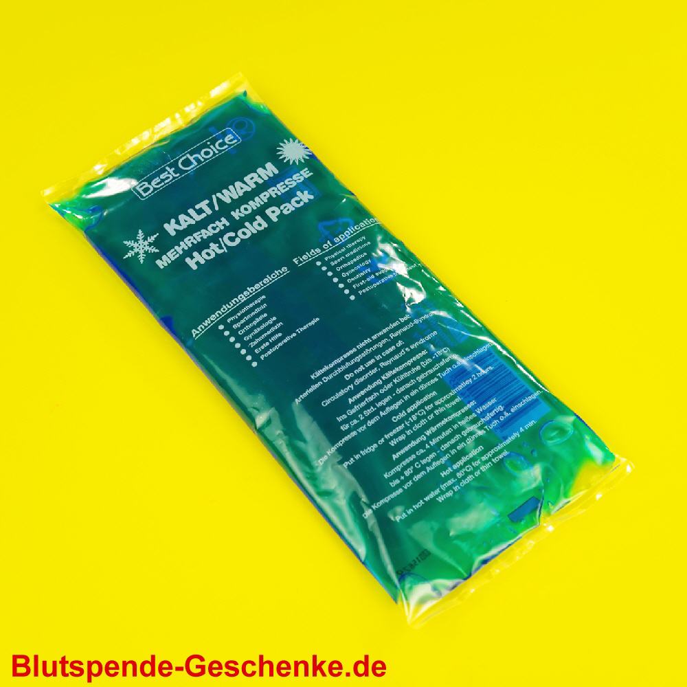 Blutspendegeschenk Kompresse