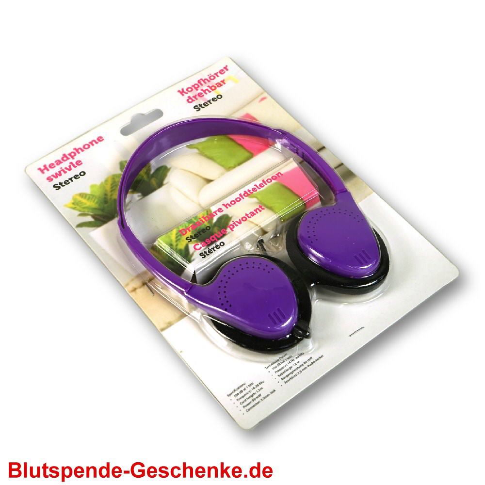 Blutspendegeschenk Kopfhörer
